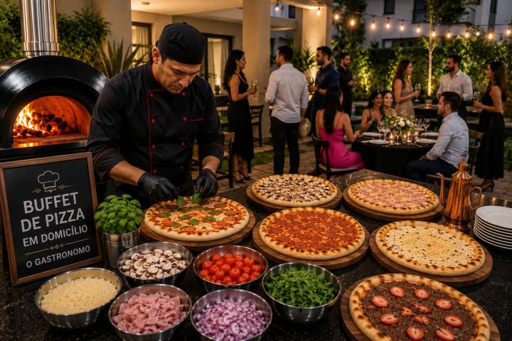 [Buffet de Pizza em Domicílio no Residencial Morumbi SP]