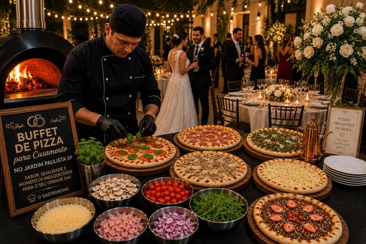 [Buffet de Pizza para Casamento no Jardim Paulista SP]
