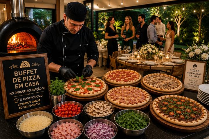 [Buffet de Pizza em Casa no Parque Aclimação SP]