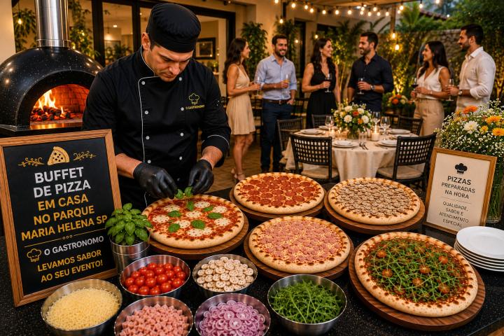 [Buffet de Pizza em Casa no Parque Maria Helena SP]