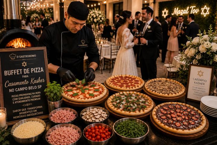 [Buffet de Pizza para Casamento Kasher no Campo Belo SP]