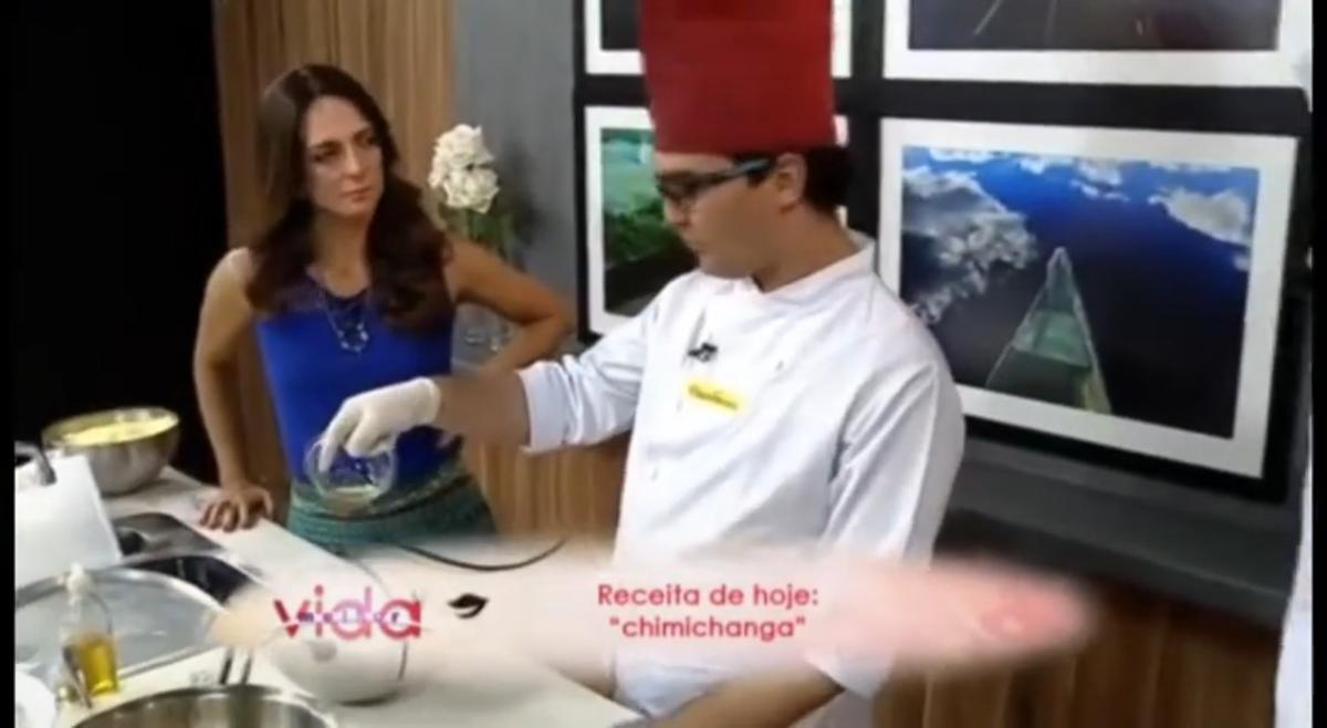 [Chef Moises Ensina Chimichanga na TV Rede Vida]